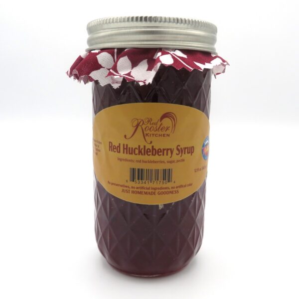 Red Huckleberry Syrup - Front